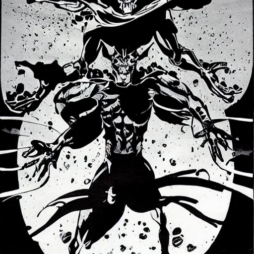 Image similar to Hades by frank miller