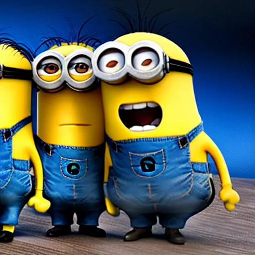 Minions signing the Declaration of independence | Stable Diffusion