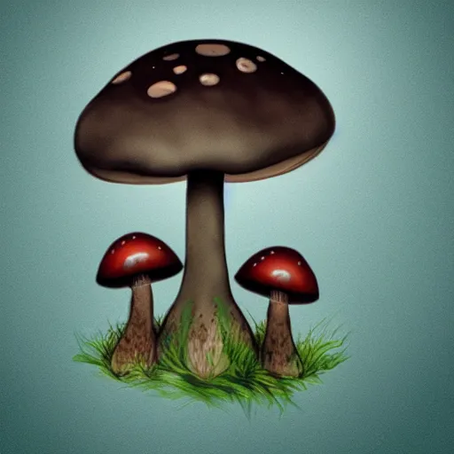 Prompt: mushroom alien female