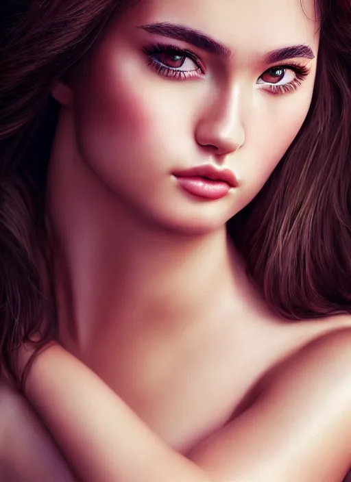 Image similar to a gorgeous greek female photo, professionally retouched, soft lighting, realistic, smooth face, full body shot, torso, dress, perfect eyes, sharp focus on eyes, 8 k, high definition, insanely detailed, intricate, elegant, artgerm and jason chan and mark litvokin