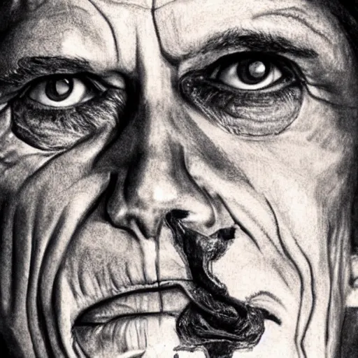 Prompt: willem dafoe face in the night sky, ominous, spooky, cinematic, hyperrealistic