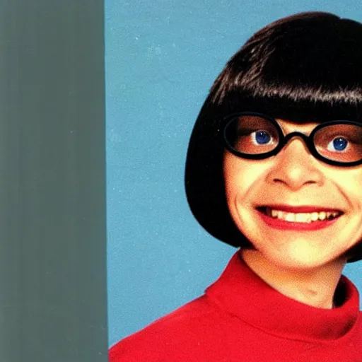 Image similar to a 1 9 8 0 s school yearbook photo of edna mode