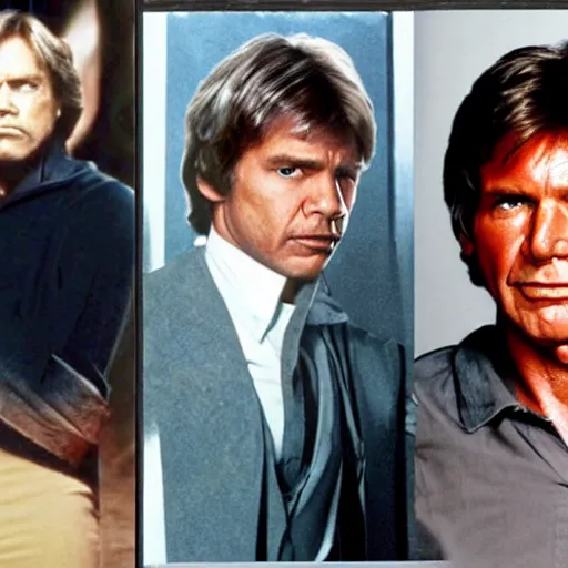 Image similar to mark hamill mixed with harrison ford