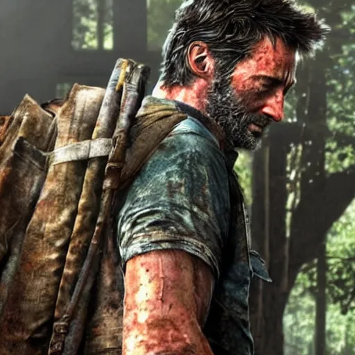 Image similar to Hugh Jackman in The Last Of Us