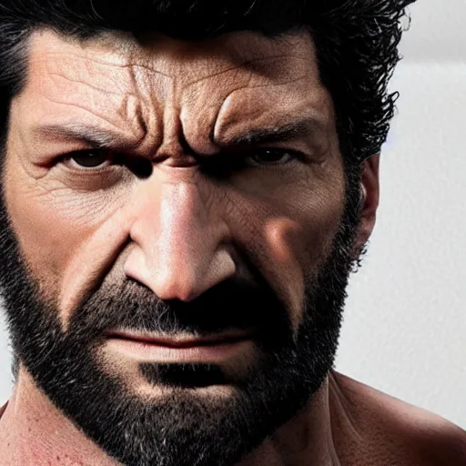 Image similar to Joe bernthal as wolverine 4K quality Super Realistic