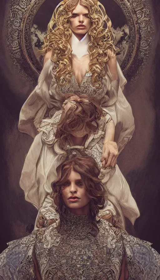 Image similar to the mayor, fatm greasy, rich, fame of thrones, fibonacci, sweat drops, intricate fashion clothing, insane, intricate, highly detailed, surrealistic, digital painting, artstation, concept art, smooth, sharp focus, illustration, Unreal Engine 5, 8K, art by artgerm and greg rutkowski and alphonse mucha