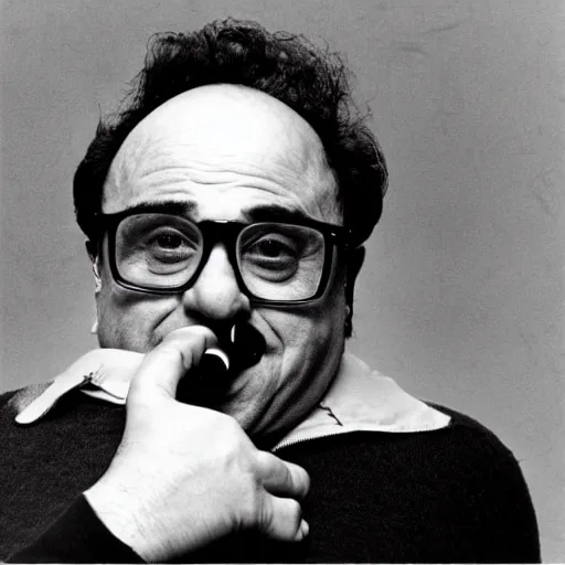 Prompt: Danny Devito smoking