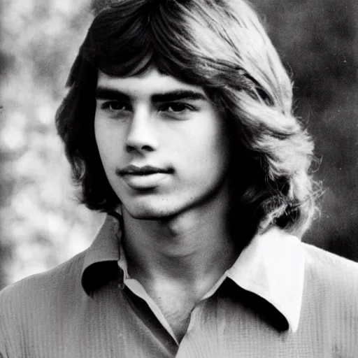 Image similar to a very handsome young man from 7 0 s,