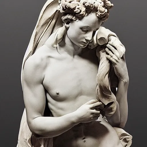Prompt: “ a extremely detailed figure stunning sculpture by bernini in 1 9 th century ”
