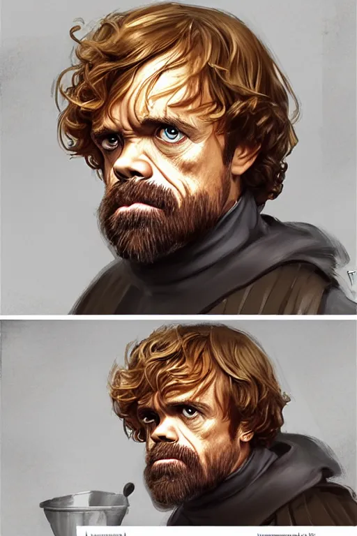 Image similar to tyrion lannister making pancakes animation pixar style, by magali villeneuve, artgerm, jeremy lipkin and michael garmash, rob rey and kentaro miura style, golden ratio, trending on art station