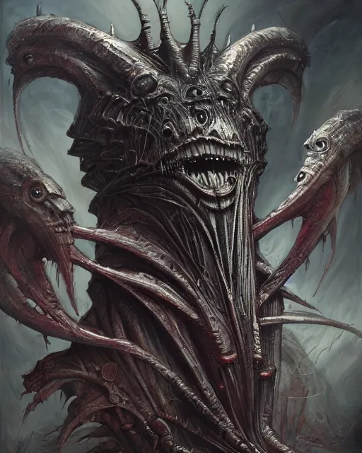 Image similar to monster design, by antonio j. manzanedo, giger, alex grey, android jones, wayne barlowe, philippe druillet, raymond swanland, trending on artstation