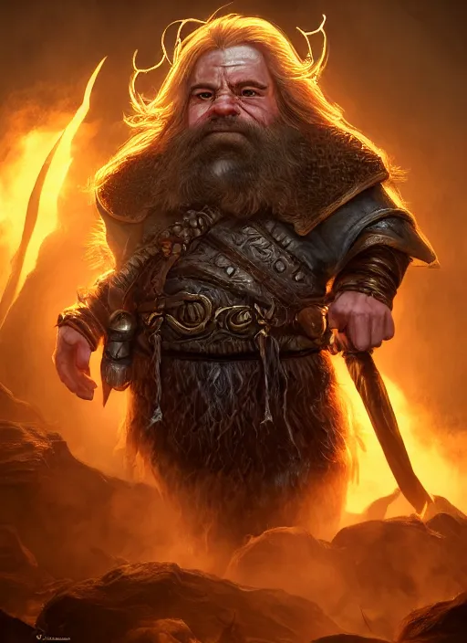 Prompt: dwarf ultra detailed fantasy, elden ring, realistic, dnd character portrait, full body, dnd, rpg, lotr game design fanart by concept art, behance hd, artstation, deviantart, global illumination radiating a glowing aura global illumination ray tracing hdr render in unreal engine 5