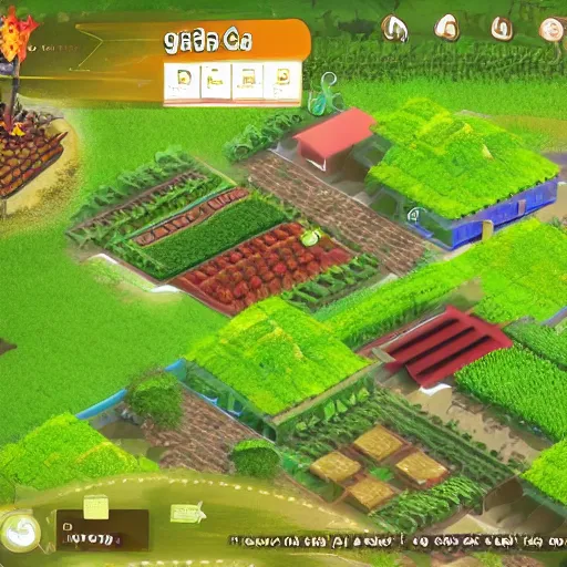 Prompt: concept farming game vietnam style