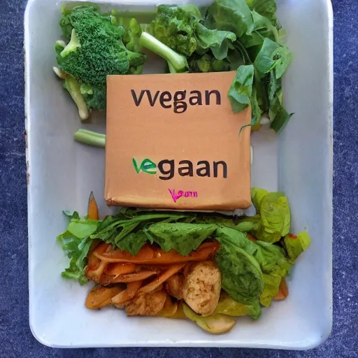 Image similar to A vegan