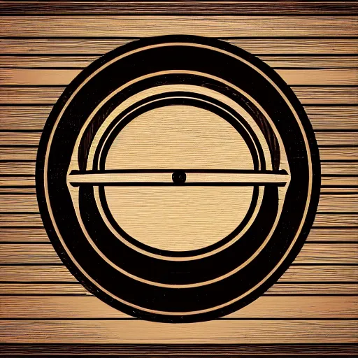 Image similar to wooden bowl, sawblade, vector art