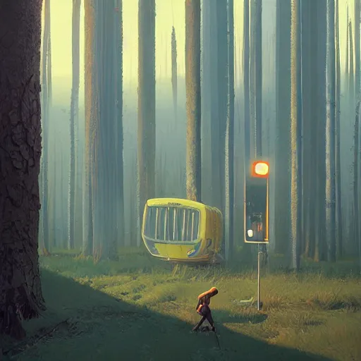 Prompt: artwork by Simon stalenhag -6