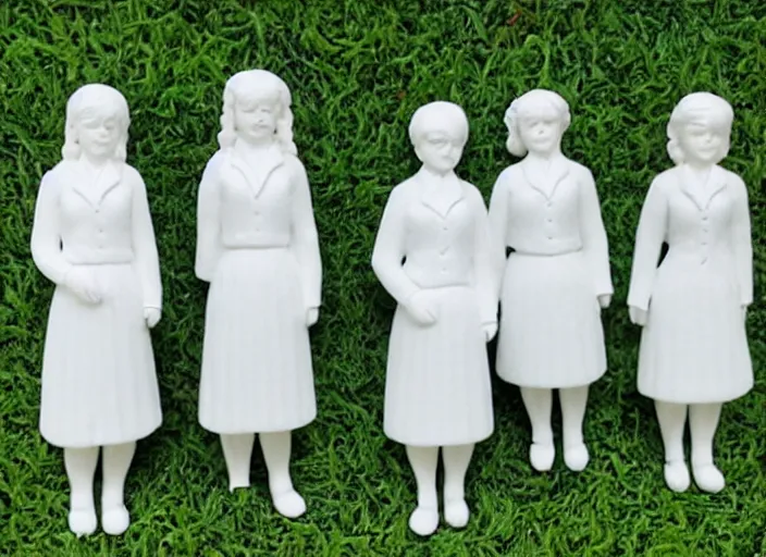 Image similar to Image on the store website, eBay, Full body, 80mm resin figure of Female boarding school students