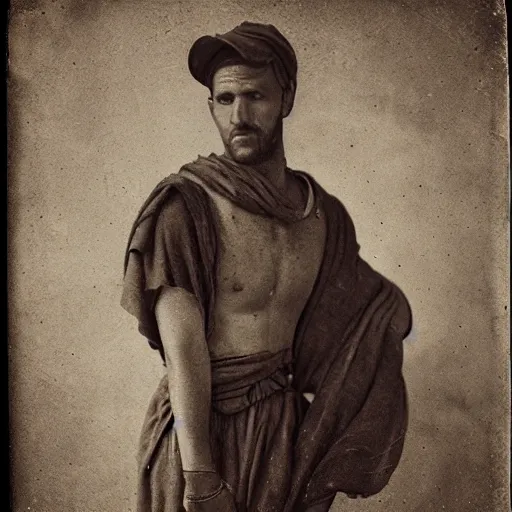 Image similar to Ancient Rome, Roman farmer, 200 AD photography, tintype photography, 216 AD, rural Roman empire