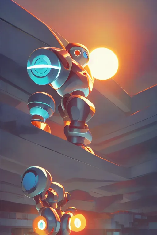 Image similar to metabots medabots medarotto medarot robot minimalist comics, behance hd by jesper ejsing, by rhads, makoto shinkai and lois van baarle, ilya kuvshinov, rossdraws global illumination ray tracing hdr radiating a glowing aura