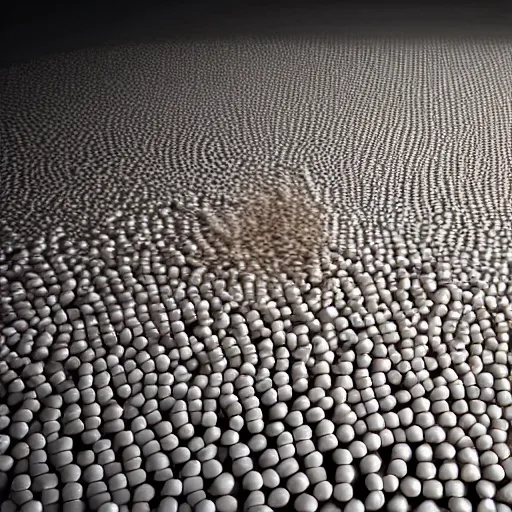 Image similar to beautiful tidal wave constructed of baseballs, concept art