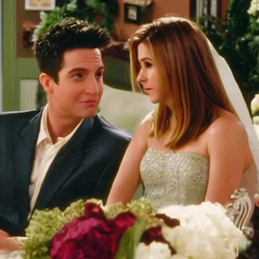 Image similar to The one where Ross leaves Rachel to marry a beautiful dinosaur