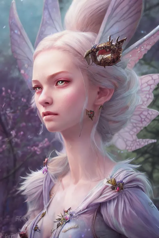 Image similar to fairy princess, highly detailed, d & d, fantasy, highly detailed, digital painting, trending on artstation, concept art, sharp focus, illustration, art by artgerm and greg rutkowski and fuji choko and viktoria gavrilenko and hoang lap