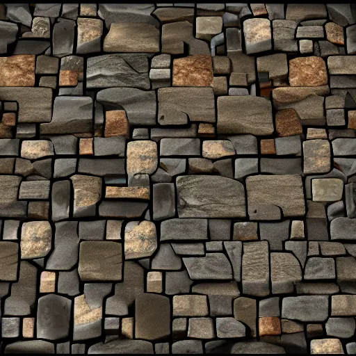 Prompt: stone tile cladding texture, in the style of blizzard entertainment and world of warcraft by michael vicente, unreal engine, 8 k