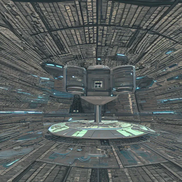 Image similar to alien mothership, videogame texture