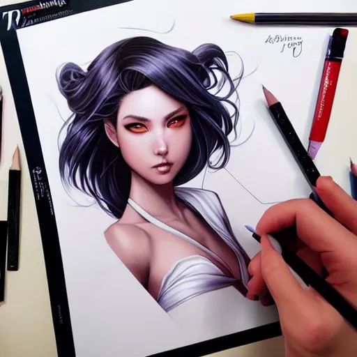 Prompt: Art made by Artgerm