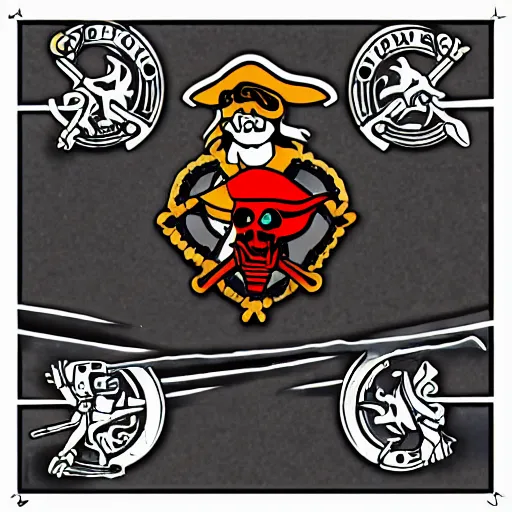 Image similar to die cut sticker, you are a crew member of the future king of the pirates