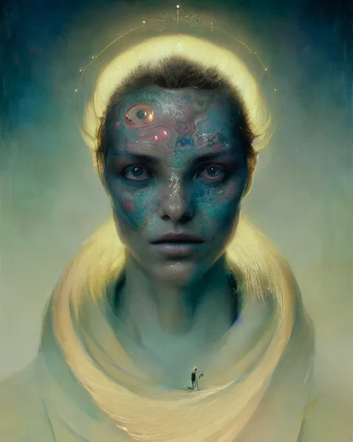 Prompt: of augean stables, imperil, beauty portrait by greg rutkowski, peter mohrbacher, hilma af klint, moebius, victo ngai, sharp focus, global illumination, highly detailed, masterpiece, award winning, post processing