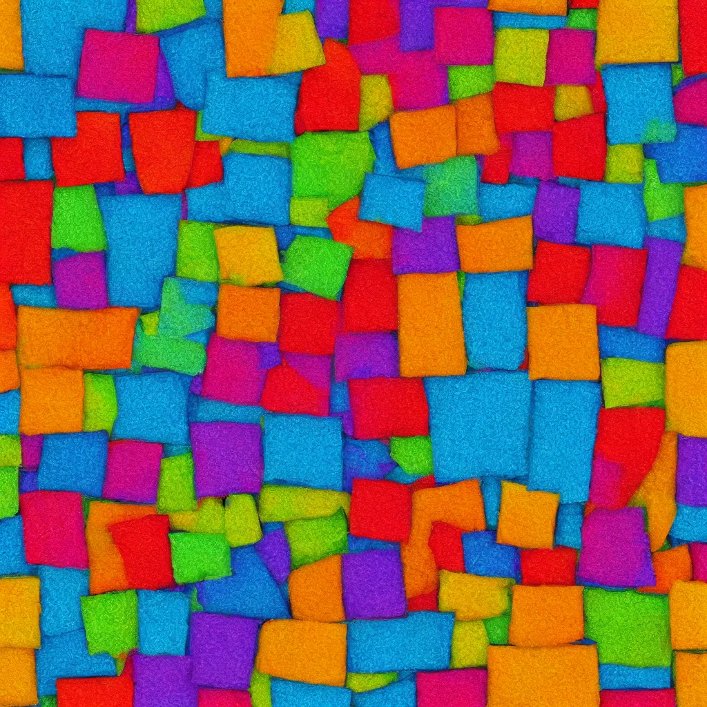 Prompt: square texture, colorful 4k