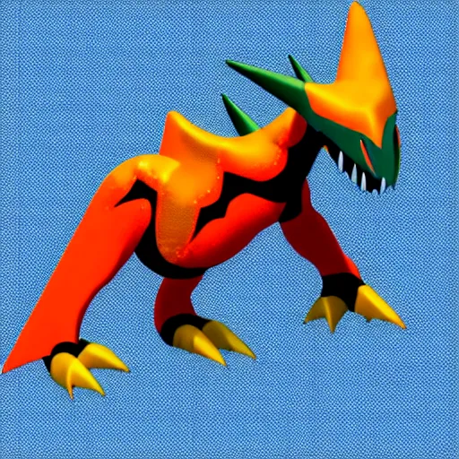 Image similar to garchomp in the style of { { { [ [ [ [ [ [ r. j. palmer ] ] ] ] ] ] ] } } }