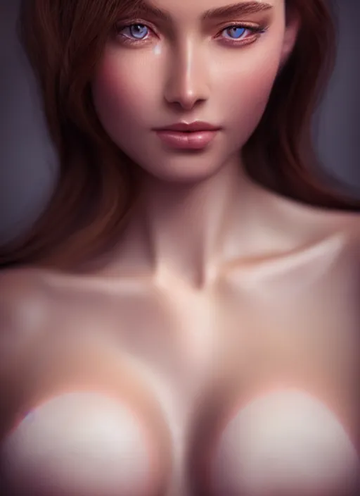 Image similar to a gorgeous female photo, professionally retouched, soft lighting, realistic, smooth face, full body shot, torso, dress, perfect eyes, wide angle, sharp focus on eyes, 8 k high definition, insanely detailed, intricate, elegant, art by marc hill and artgerm and johannes wessermark