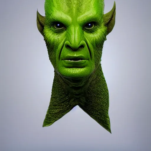 Image similar to a photosynthetic alien, star trek