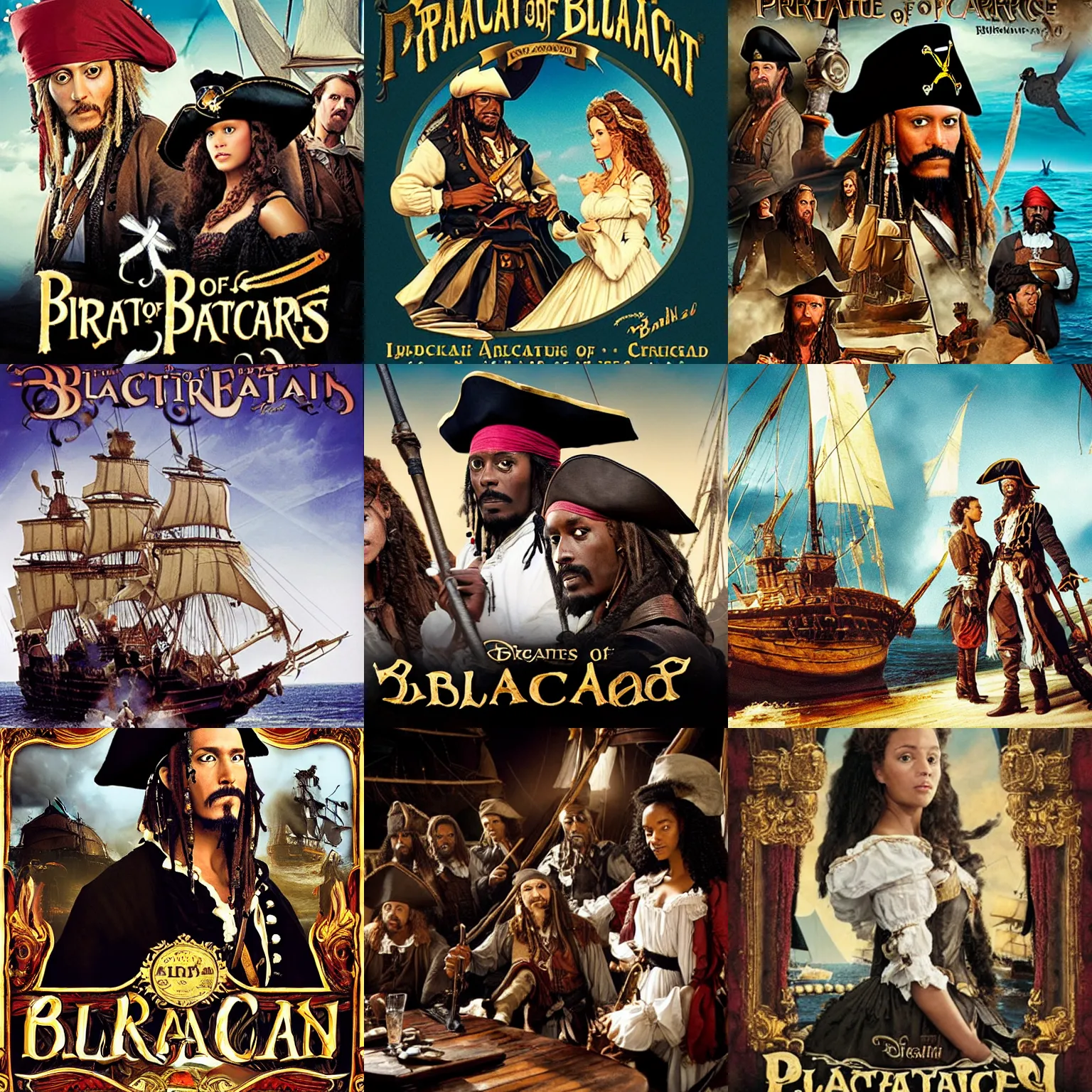 Prompt: piratesofthecarribeancurseoftheblackpearl