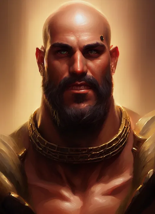 Image similar to a _ fantasy _ style _ portrait _ painting _ of brute oil _ painting _ unreal _ 5 _ daz. _ rpg _ portrait _ extremely _ detailed _ artgerm _ greg _ rutkowski _ greg