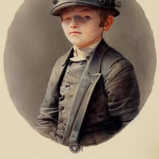 Prompt: (((((portrait of boy dressed as steampunk explorer . wearing a Pith helmet and dress in white. muted colors.))))) by Jean-Baptiste Monge !!!!!!!!!!!!!!!!!!!!!!!!!!!