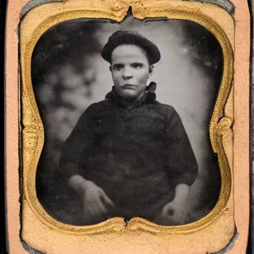 Image similar to tintype photo of a twister