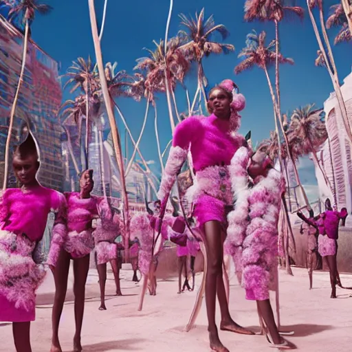 Image similar to fragrance advertising campaign by richard mosse