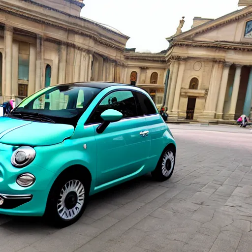 Image similar to fiat 5 0 0, prototype demo at the hall of science