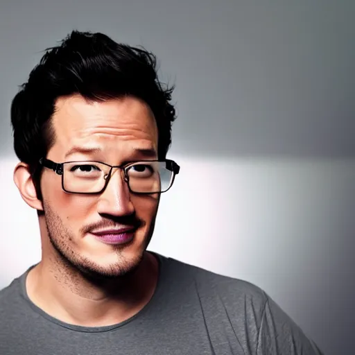 Image similar to markiplier and chris pratt combined, 4k headshot photography