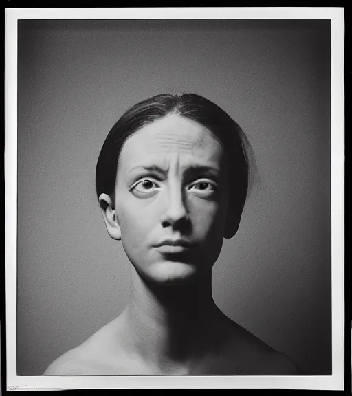 Image similar to a cia remote viewing, astral projecting, symmetrical face, photorealistic, dramatic, low - angle shot, 1 2 0 mm film, medium format, rolleiflex, ektachrome, studio lighting, mystical, paranormal, shot by platon