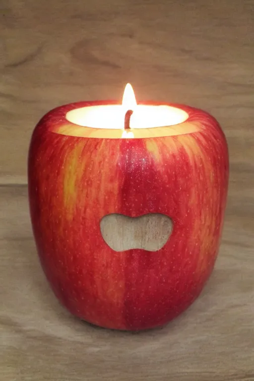 Image similar to apple candle