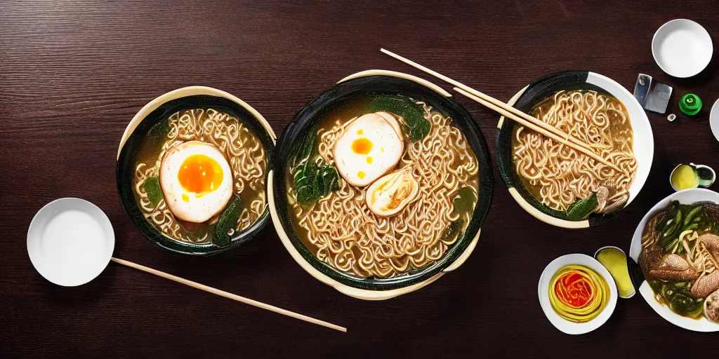 Image similar to Cthulhu eating ramen 8k