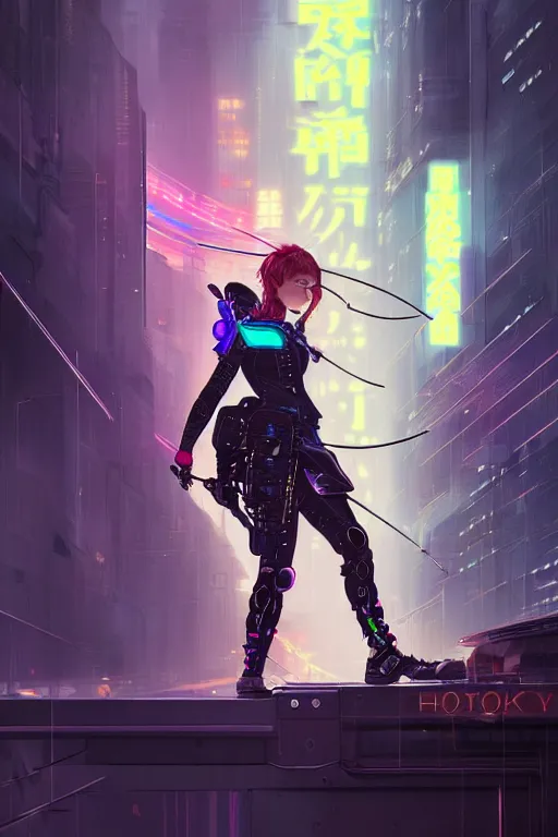 Prompt: portrait futuristic adorable cyberpunk young female Archer, in futuristic stormy thunder light tokyo rooftop cyberpunk night, ssci-fi, fantasy, intricate, very very beautiful, elegant, neon light, highly detailed, digital painting, artstation, concept art, soft light, hdri, smooth, sharp focus, illustration, art by tian zi and craig mullins and WLOP and alphonse mucha