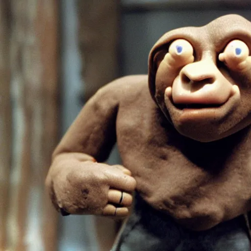 Image similar to Sloth from The Goonies claymation