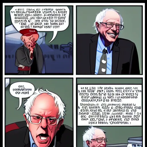 Prompt: bernie sanders as captain america