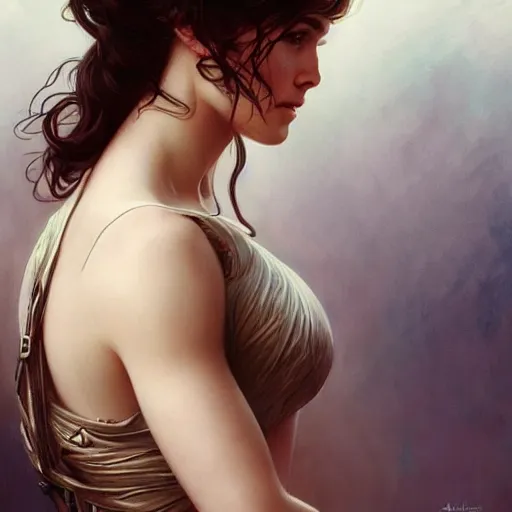 Prompt: ultra realistic illustration, jennifer connelly, intricate, elegant, highly detailed, digital painting, artstation, smooth, sharp focus, art by artgerm and greg rutkowski and alphonse mucha