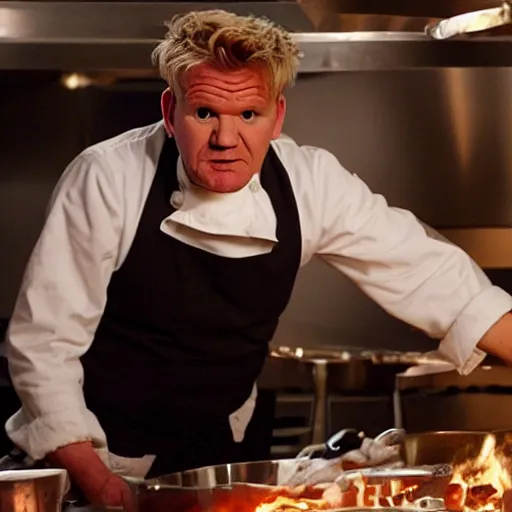 Image similar to gordon ramsay in a deleted scene from pirates of carribean